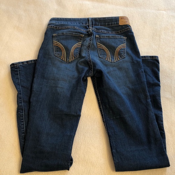 Hollister bootcut mid rise jeans size 1s dark blue - Picture 11 of 11
